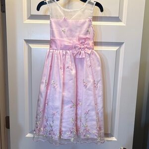 Jona Michelle Light Pink Floral Dress